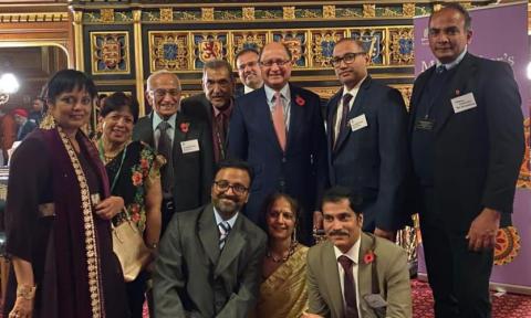 Shailesh Vara MP with members of Peterborough's Bharat Hindu Samaj in Parliament